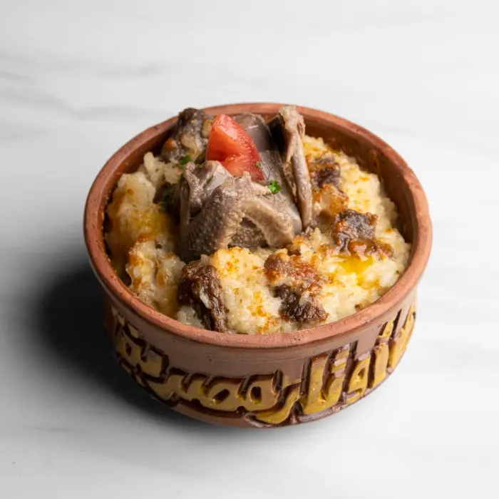 طاجن رز معمر بالحمام